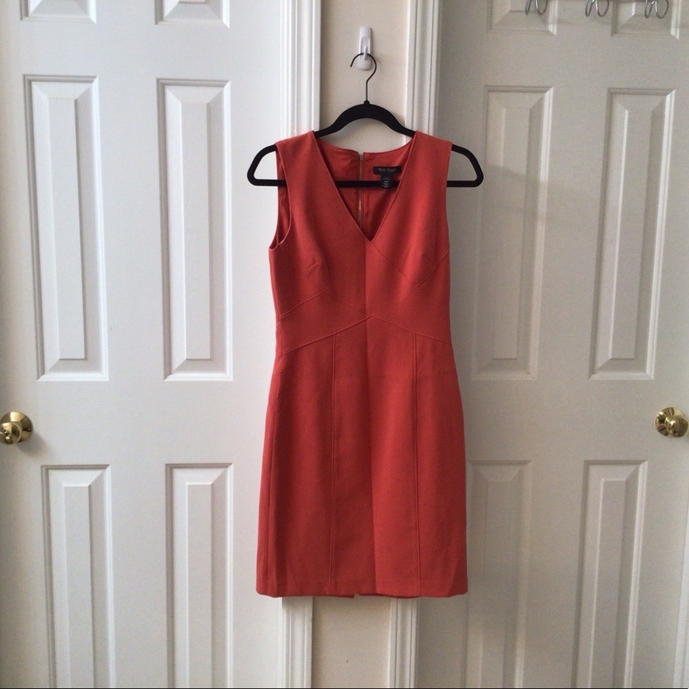 White House Black Market dress in orange spice colored size 2.